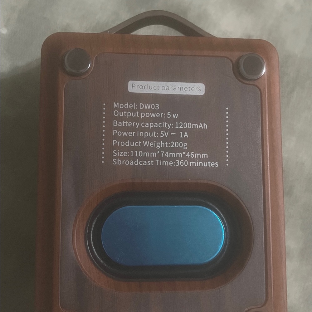 Hard Rock Hotel NEW Speaker DW03 Radio HiFi Bass, Bluetooth 5, Rechargeable 2025 - Picture 10 of 14
